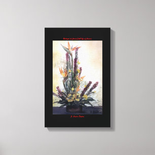 Lienzo Bodegón de flores/Still life of flowers