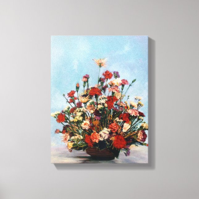 Lienzo Bodegón de flores/Still life of flowers (Anverso)