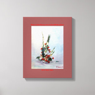 Lienzo Bodegón de flores/Still life of flowers