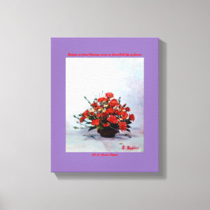 Lienzo Bodegón de flores/Still life of flowers