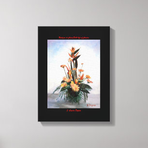 Lienzo Bodegón de flores/Still life of flowers