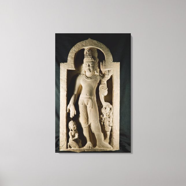 Lienzo Bodhisattva Padmapani, Sarnath (Anverso)