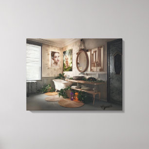 Lienzo Bohemias Bath Bliss - Elegancia femenina y de hada