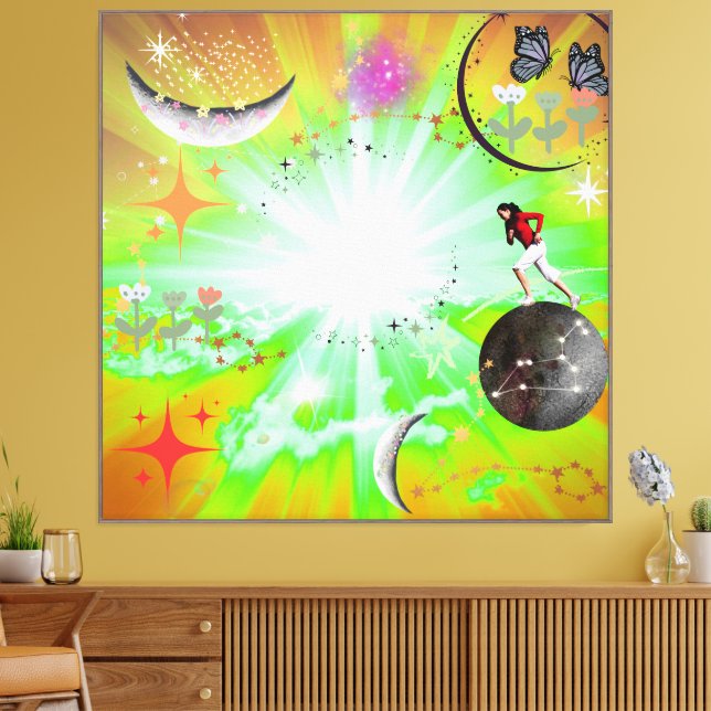 Lienzo Boho Celestial (Insitu (Sala de estar))