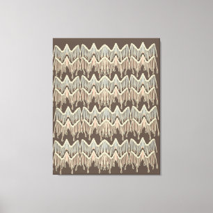 Lienzo Boho Macrame Pintura de Doodle Art