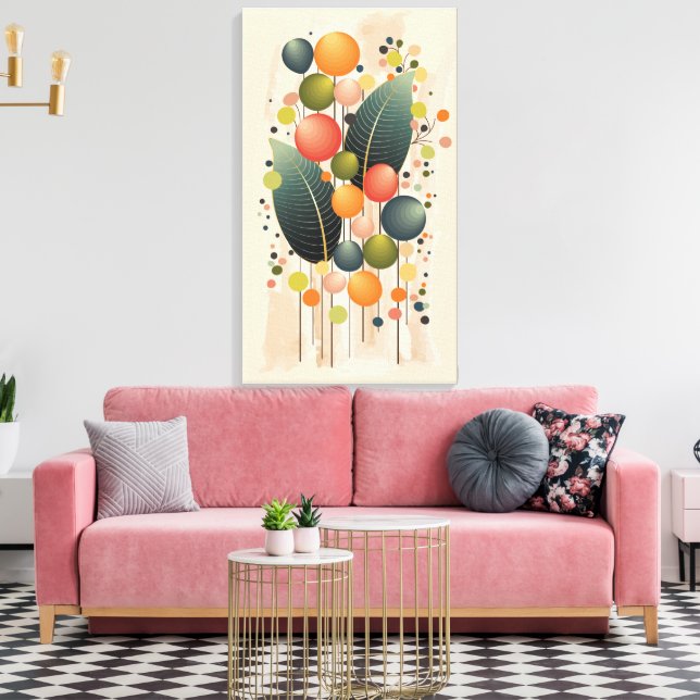 Lienzo Boho moderno y geométrico (Insitu (Sala de estar))