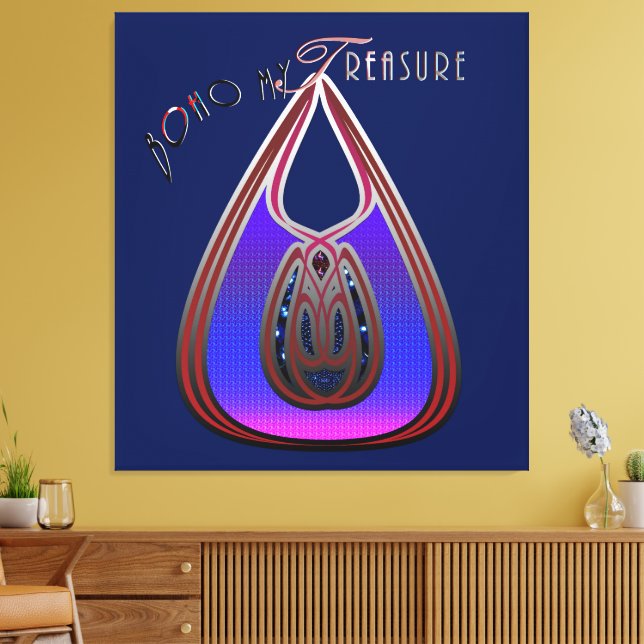 Lienzo Boho My Treasure (Insitu (Sala de estar))