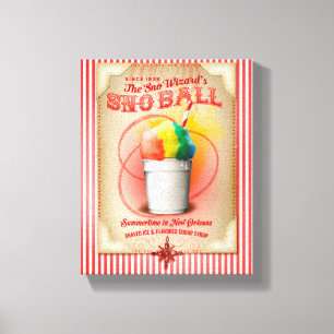 Lienzo Bola de nieve del verano de New Orleans