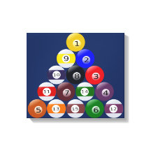 Bolas de Billares de tela estiradas Rotas