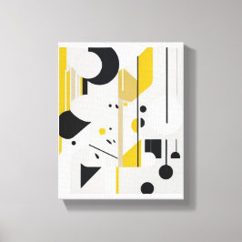 Lienzo Bold Mid-Century Modern Abstract Geometric Art