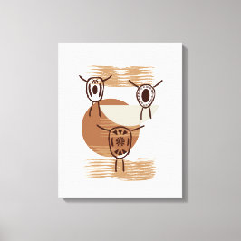 Lienzo Bolo Tie Wall Art Monocromático