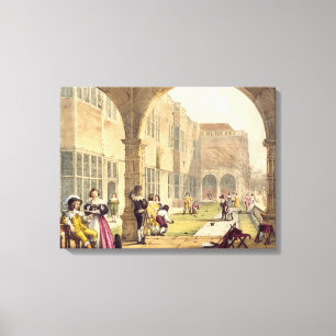 Lienzo Bolos en la terraza de Bramshill en 1600, de 'A