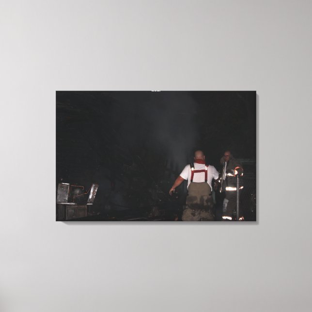 Lienzo Bomberos de Newkirk (Anverso)