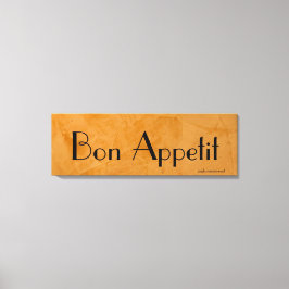 Lienzo Bon Appetit Cocina Toscana Canvas