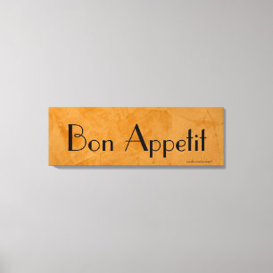 Lienzo Bon Appetit Cocina Toscana Canvas