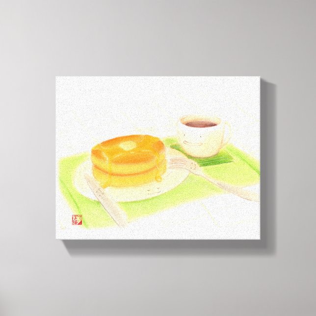 Lienzo Bon appétit "pancake" (Anverso)