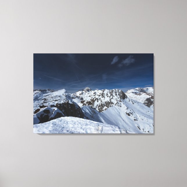 Lienzo Bonita vista desde la montaña Viševnik, Eslovenia (Anverso)