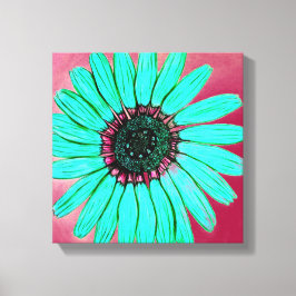 Lienzo Bonito boceto de mano Imprimir tela de flor