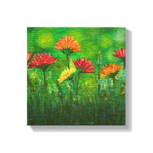 Bonito campo de flores