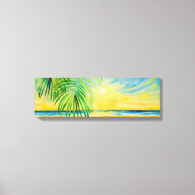 Lienzo Bonito paisaje marino (Anverso)