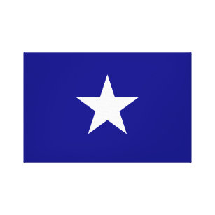 Lienzo Bonnie Blue Flag Estrella Blanca