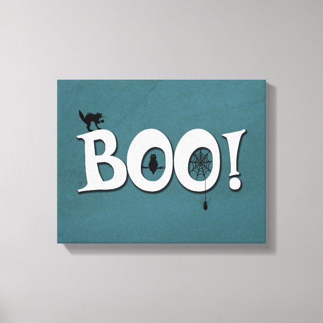 Lienzo ¡Boo! (Anverso)