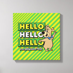Lienzo Boo-Boo Bear Hola Hola Desde Jellystone