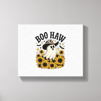 Lienzo Boo Haw Cow Fantasma Halloween Occidental