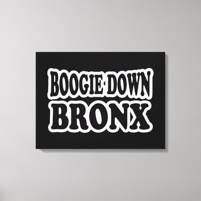 Lienzo Boogie Down Bronx, NYC (Anverso)