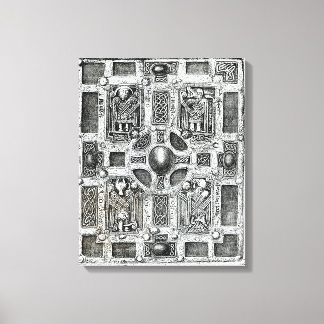 Lienzo Book-Shrine o Cumdach of Molaise, c.1001-1025 (Anverso)
