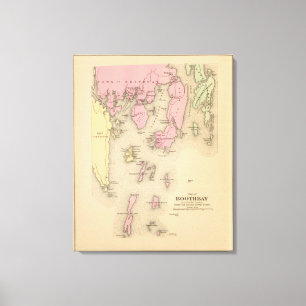 Lienzo Boothbay, islas adyacentes