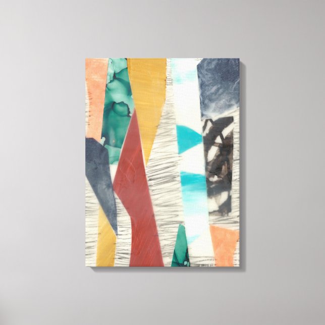 Lienzo Borde de color II (Anverso)