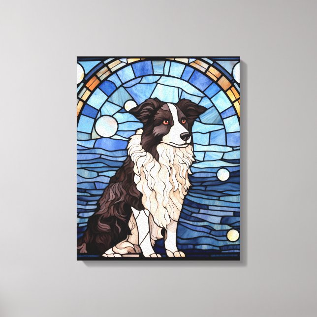 Lienzo Border Collie  (Anverso)