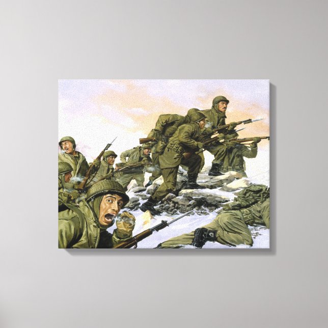 Lienzo Borinqueneers de Dominic D'Andrea Print (Anverso)