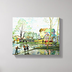 Lienzo Boris Kustodiev, Primavera, pintura famosa