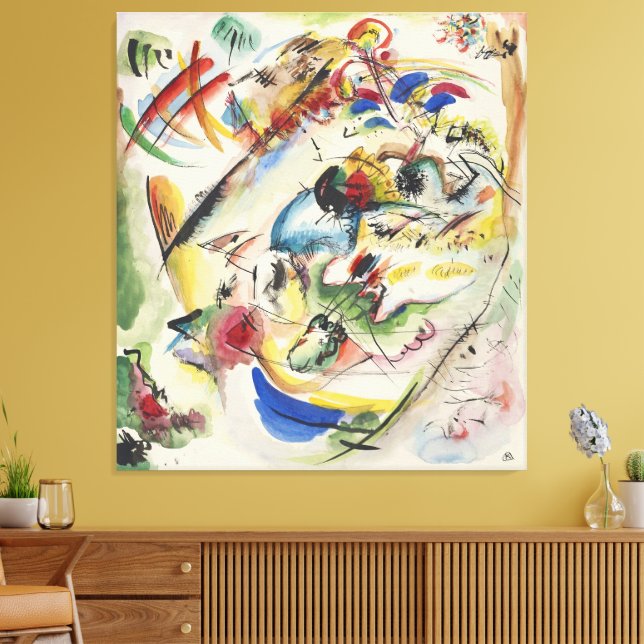 Lienzo Borrador para 'Improvisación Soñadora' (Insitu (Sala de estar))