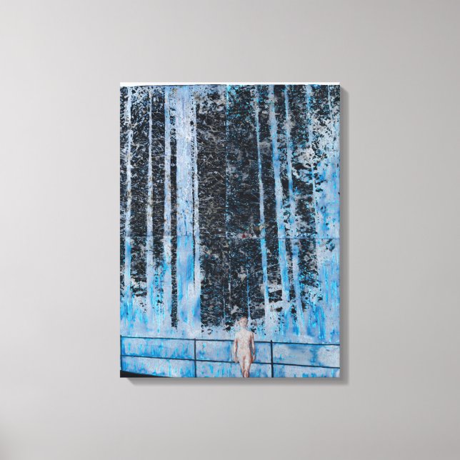 Lienzo Bosque- 4 horas de luz diurna 2009 (Anverso)