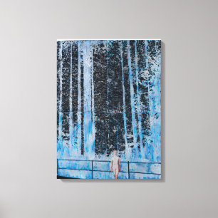 Lienzo Bosque- 4 horas de luz diurna 2009