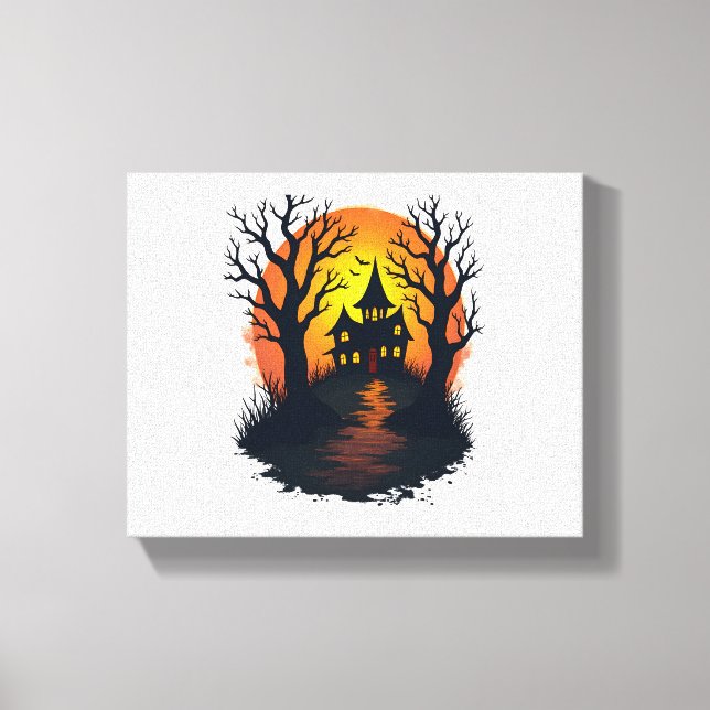 Lienzo Bosque atormentado - Tee de la Naturaleza de Hallo (Anverso)