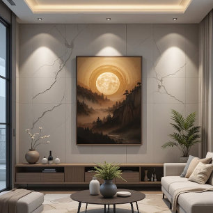 Lienzo Bosque Bajo Luz de Luna