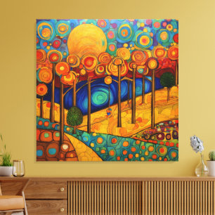 Lienzo Bosque Daydream