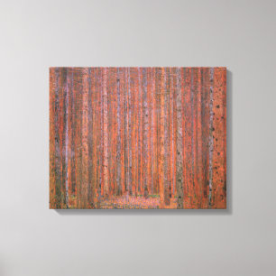 Lienzo Bosque de Abetos de Gustav Klimt Tannenwald Árbole