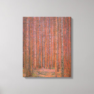 Lienzo Bosque de Abetos de Gustav Klimt Tannenwald Árbole