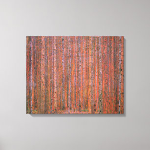 Lienzo Bosque de abetos de Gustav Klimt Tannenwald Árbole