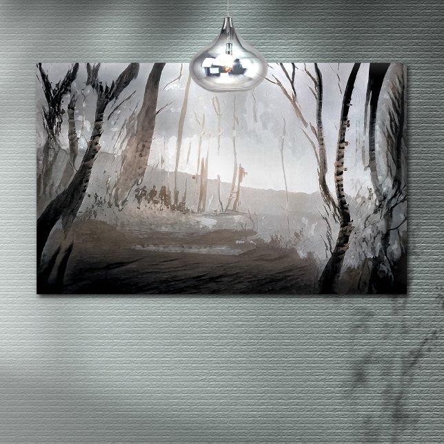 Lienzo Bosque de invierno (Subido por el creador)