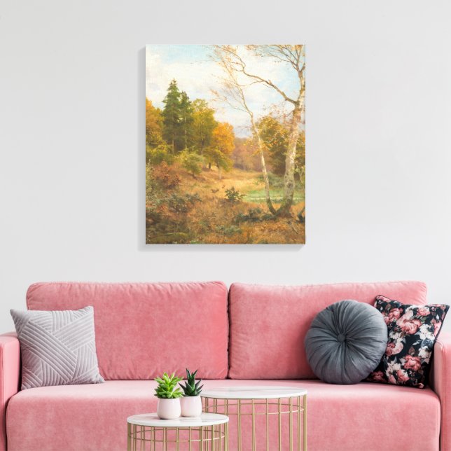 Lienzo Bosque de otoño - Heinrich Böhmer (Insitu (Sala de estar))