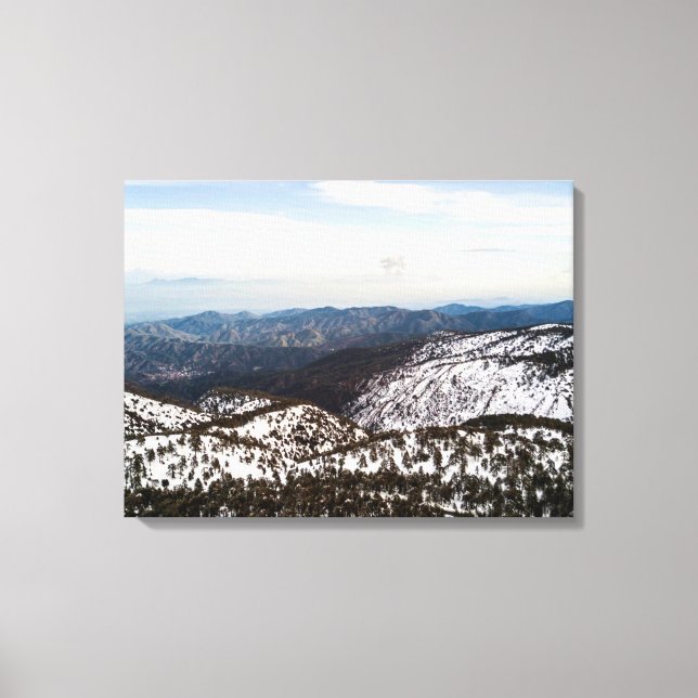 Lienzo Bosque de troodos de la naturaleza de Chipre (Anverso)