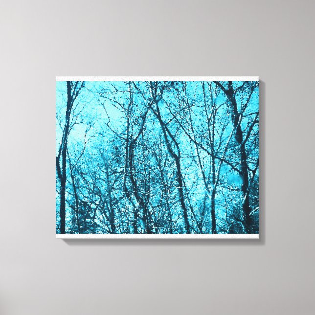 Lienzo Bosque En Azure (Anverso)