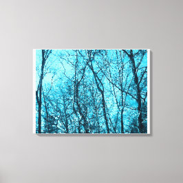 Lienzo Bosque En Azure