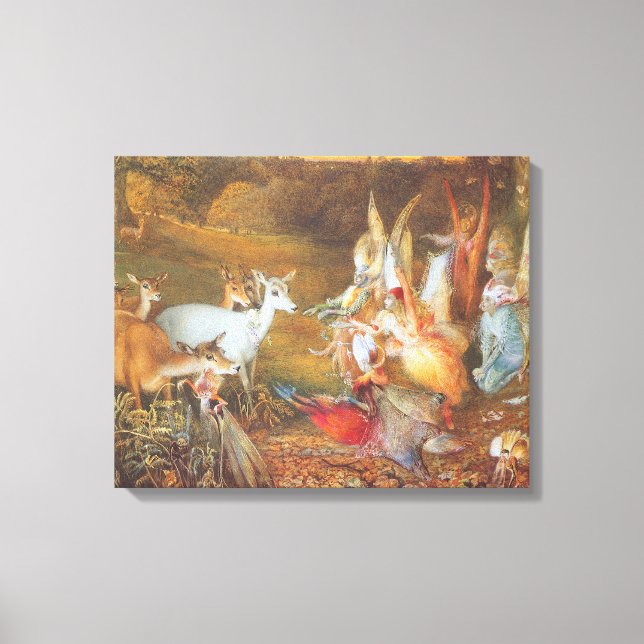Lienzo Bosque Encantado del artista John Anster Fitzgeral (Anverso)